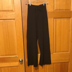Chic Black Wide-Leg Women's Pants